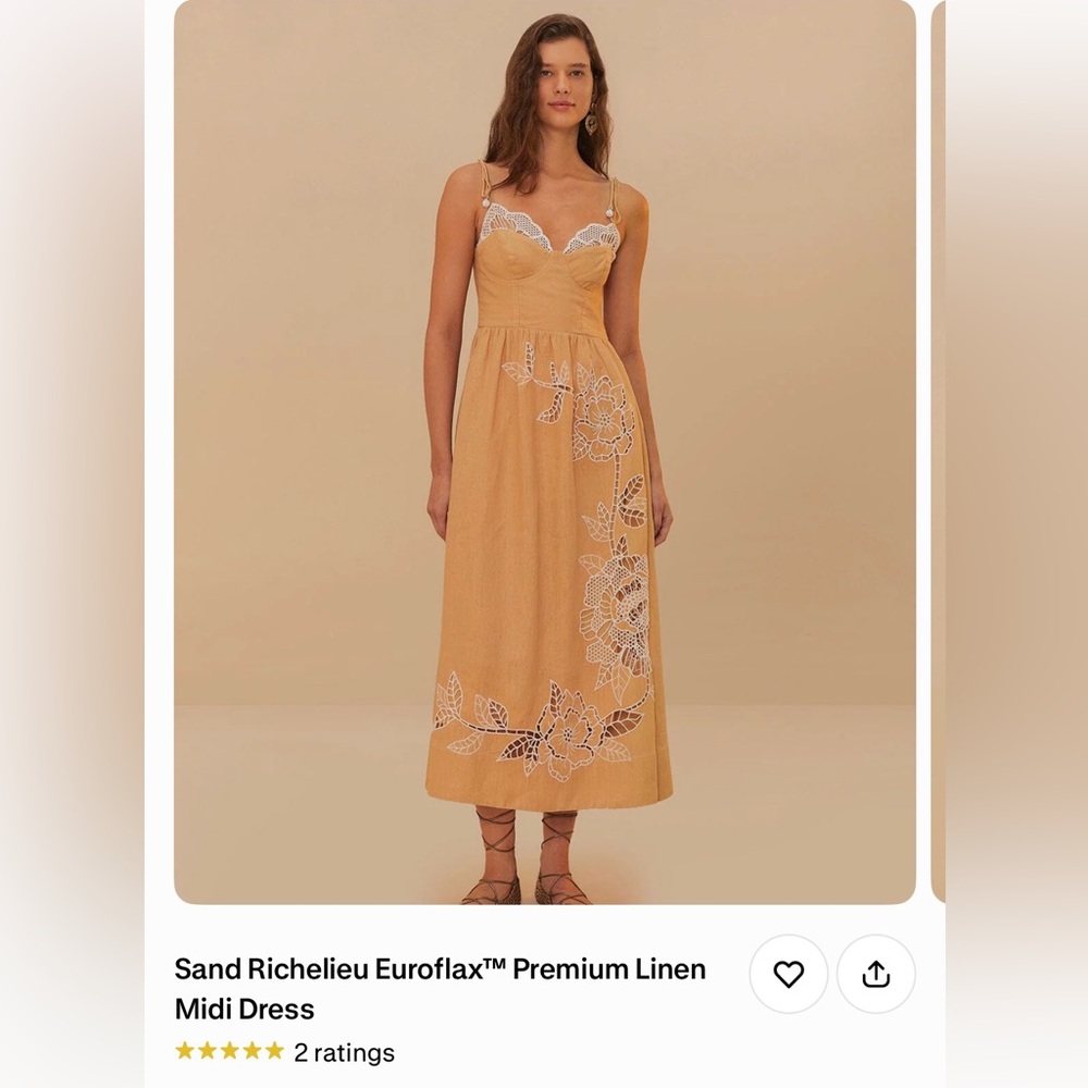 Farm Rio Euroflax Premium Linen Dress